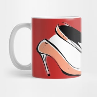 Women's party shoes Mug